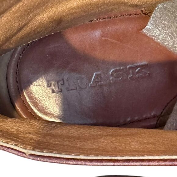 TRASK Men's Brady Boot in brown leather 13 - Picture 5 of 7